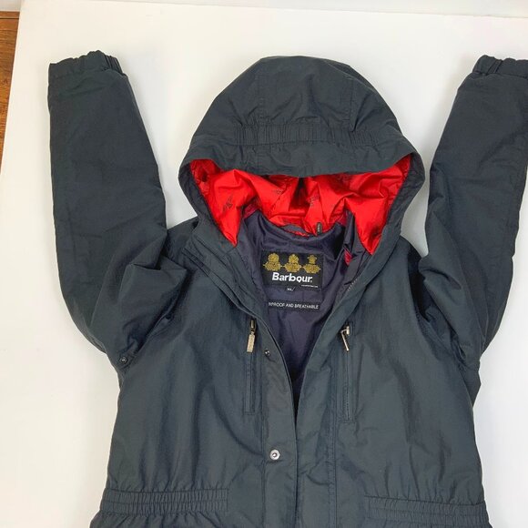 Barbour Kids Keaton Waterproof Breathable Navy Fall/Winter Jacket Sz XL - Picture 16 of 16